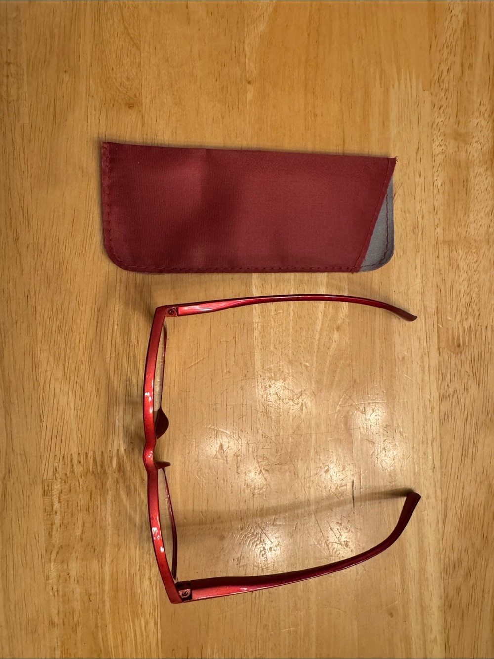 Foster Grant Red Women’s Reading Glasses with Matching Case